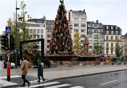 Fast startklar: Noch sind der „Niklosmaart“ und die anderen Märkte in der Hauptstadt geschlossen, doch schon am Freitag wird das anders sein
