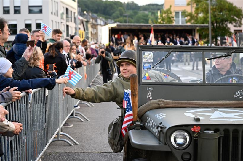 Fast wie damals, als Petingen als erste Stadt des Landes durch die Amerikaner be...