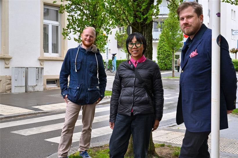 Federico Gentile, Francesca Pham und Thorben Grosser (v.l.n.r.) haben seit Mittwoch Grund zur Freude
