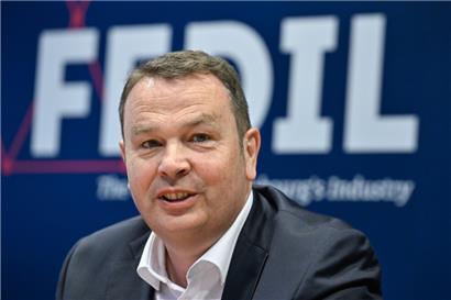 Fedil-Direktor René Winkin vor einem Jahr bei einer Pressekonferenz
