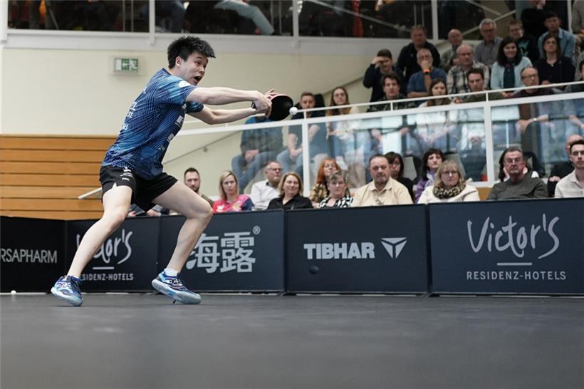 Feng Yi-Hsin schlug in seinem zweiten Einsatz Patrick Franziska