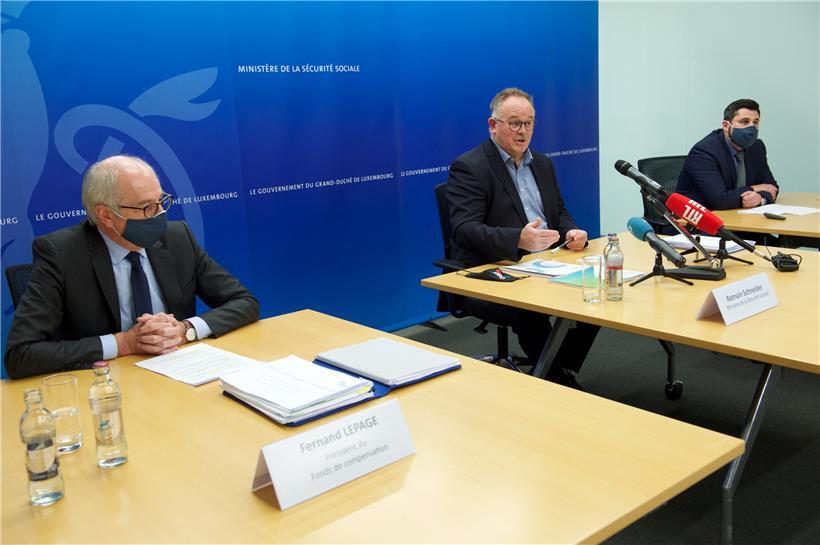 Fernand Lepage, Romain Schneider und Christian Wurth (v.l.n.r.)
