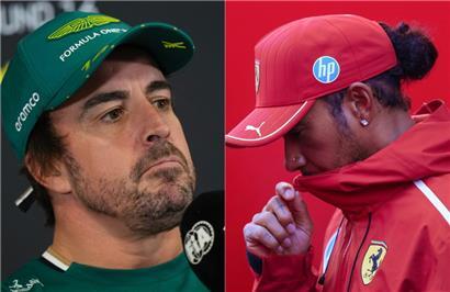Fernando Alonso und Lewis Hamilton werden auch von schwächelnden Dienstwagen ausgebremst
