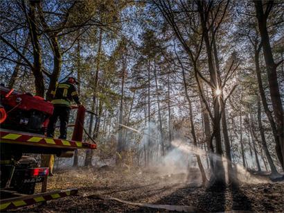 Feuerwehren in Europa haben aufgrund der anhaltenden Trockenheit alle Hände voll zu tun