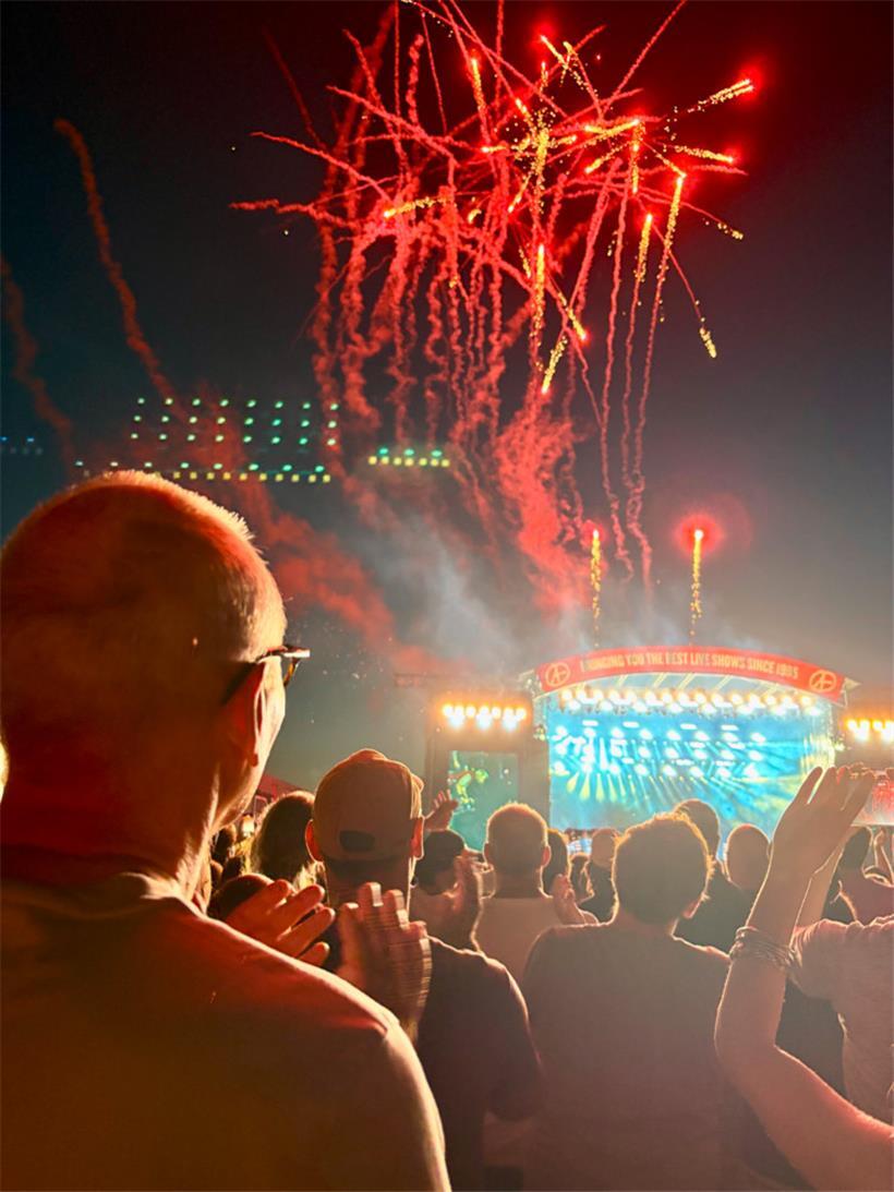 Feuerwerk zum Abschluss