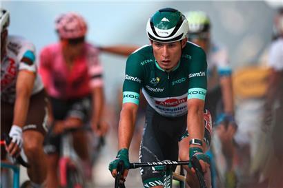 Fiel bei einem Zwischensprint negativ auf: Jasper Philipsen
