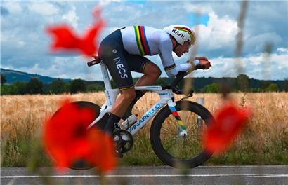 Filippo Ganna ist im Kampf gegen die Uhr nur ganz schwer zu schlagen
