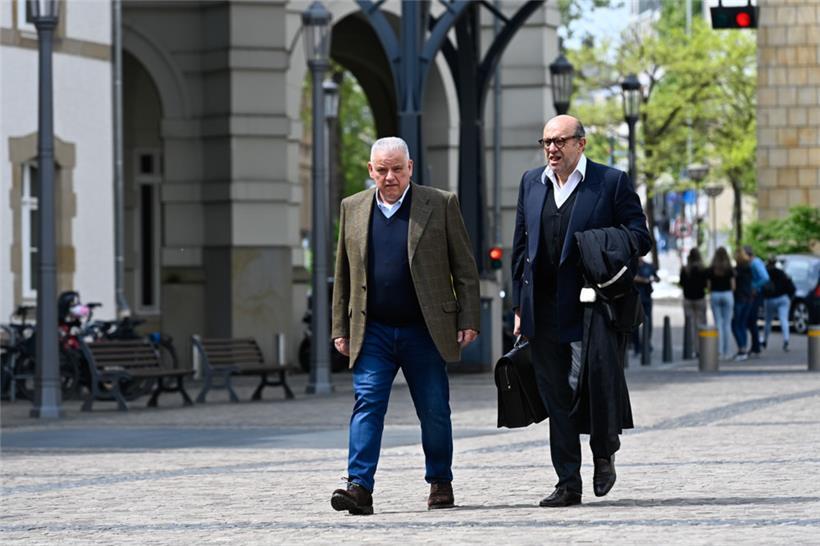 Flavio Becca und sein französischer Strafverteidiger Hervé Temime
