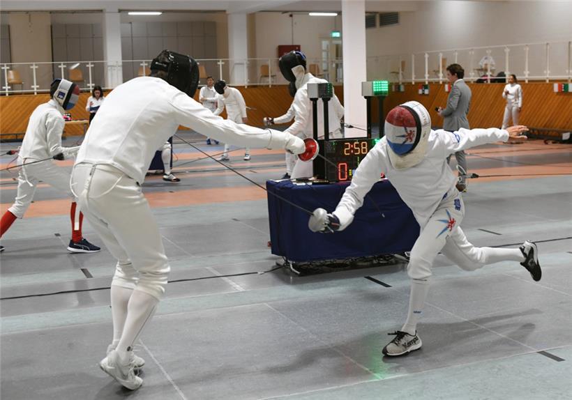 Flavio Giannotte (r.) sicherte sich den fünften Landesmeistertitel bei den Senioren
