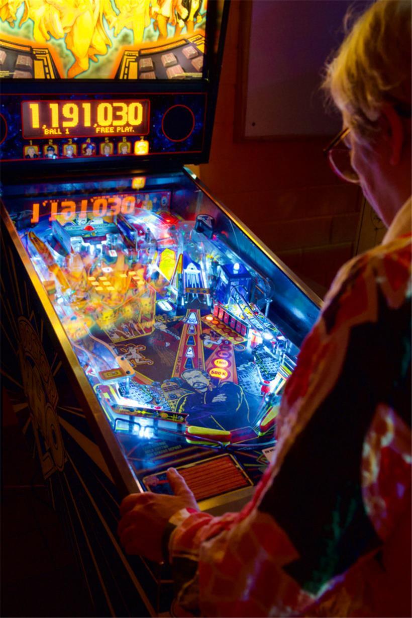 Flipper, Arcade-Games, Dart … auch offline konnte man sich amüsieren