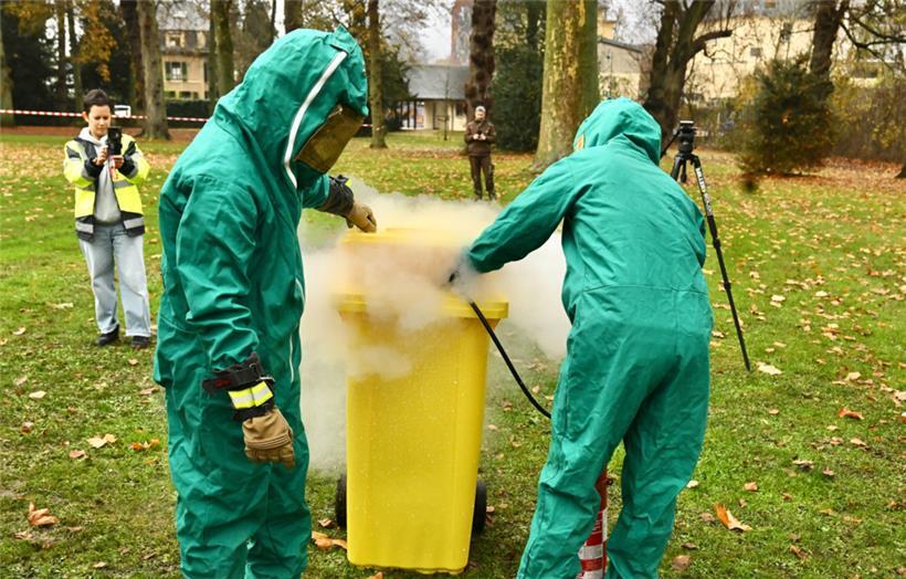Flüssiger Stickstoff ist das Kampfmittel der Wahl
