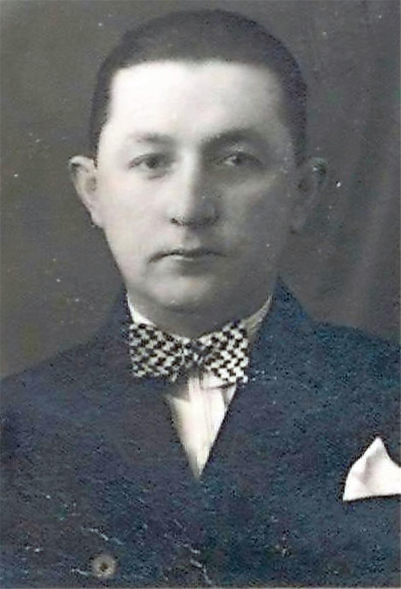 Foto von Benno Gelber aus seinem Fremdenbuch, 1926
