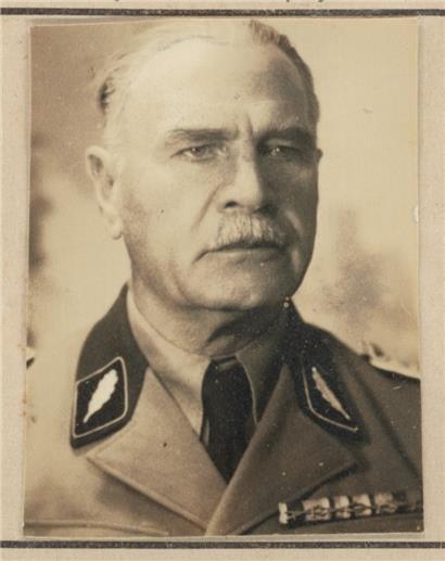 Fotografie von Stefan Hedrich in seiner SS-Akte (Bundesarchiv, R 9361-III/529652)
