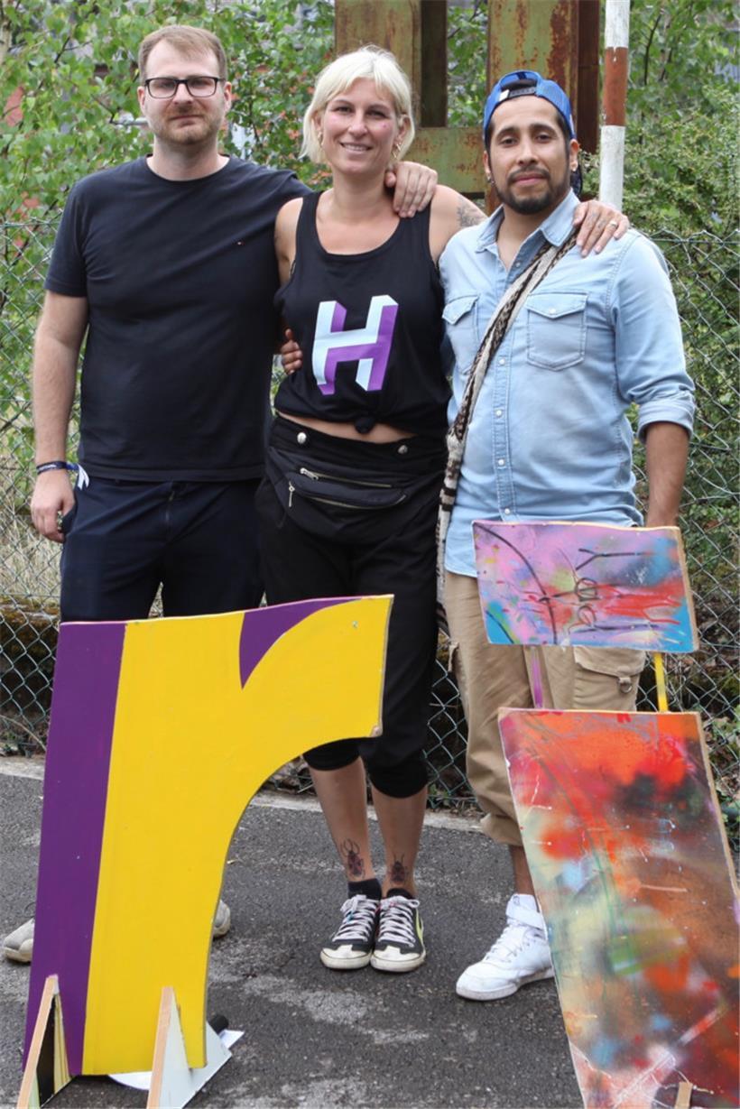 Fränk, Joëlle und Stephan vom Hariko-Team (v.l.n.r.)