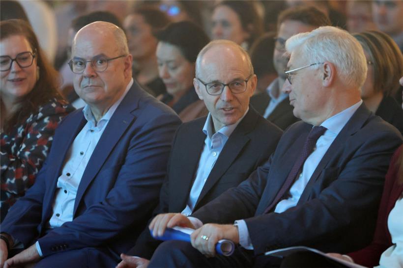 Fraktionspräsident Marc Spautz und Parteipräsident Luc Frieden sind nicht immer einer Meinung
