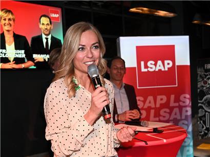 Fraktionspräsidentin Taina Bofferding kämpferisch bei Parteiversammlung am Mittwochabend vor der Parteibasis