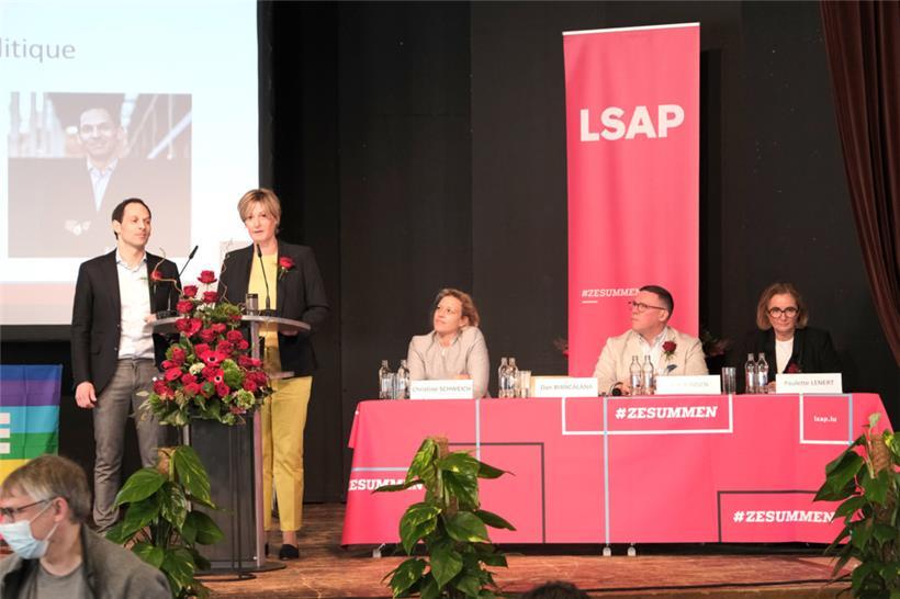 Francine Closener und Dan Biancalana teilen sich den Posten des LSAP-Vorsitzenden
