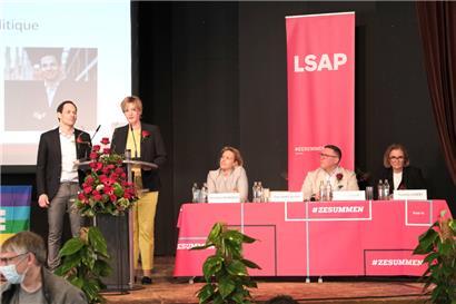 Francine Closener und Dan Biancalana teilen sich den Posten des LSAP-Vorsitzenden
