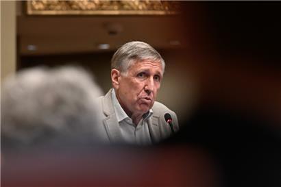 François Bausch am 7. Oktober 2024 bei seinem letzten Auftritt in der Chamber
