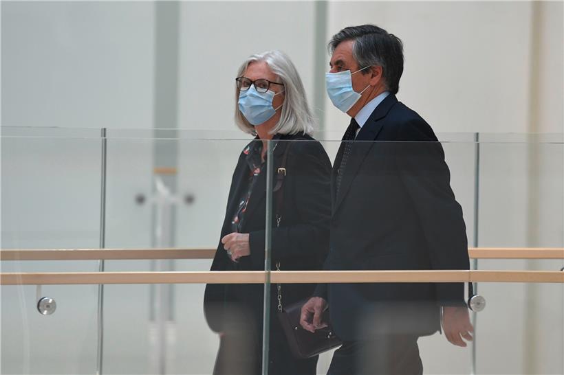 François Fillon mit seiner Frau Penelope Fillon.
