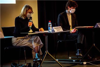 Françoise Poos und Vincent Crapon stellten eine Auswahl des Kulturprogramms vor
