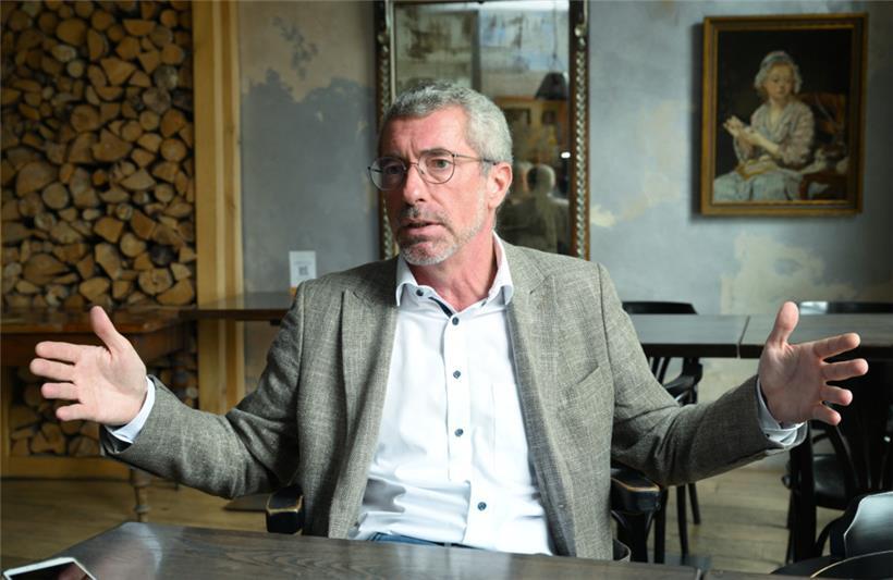 Frank Engel bei einem Tageblatt-Interview im Juli 2023
