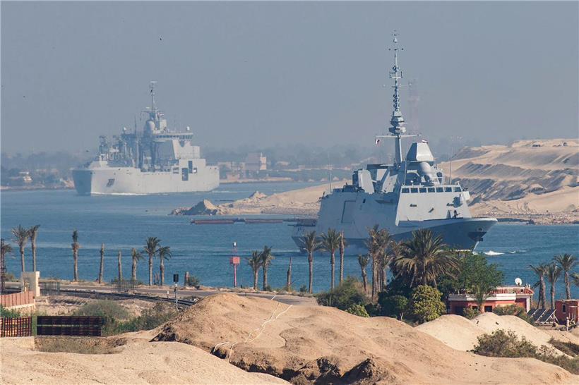 Französische Kriegsschiffe im Roten Meer, Einsatz in der Straße von Hormus nach USA-Iran-Einigung