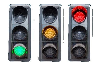 Frankreich regelt mit Ampeln an den Ortseingängen die Geschwindigkeit

