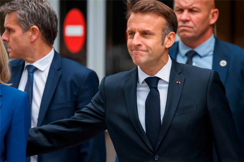 Frankreichs Präsident Emmanuel Macron 
