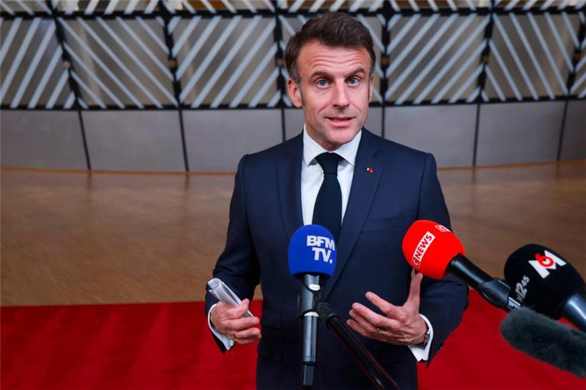 Frankreichs Präsident Emmanuel Macron ist eine der treibenden Kräfte hinter der „Koalition der Willigen“
