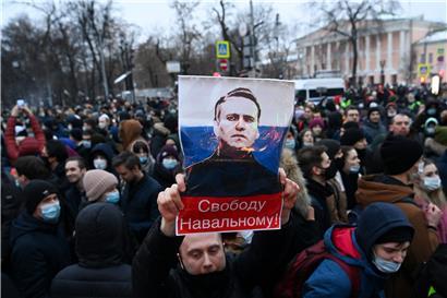 „Freiheit für Nawalny“ fordern Demonstranten – in Moskaus Machtzirkeln wird das anders gesehen
