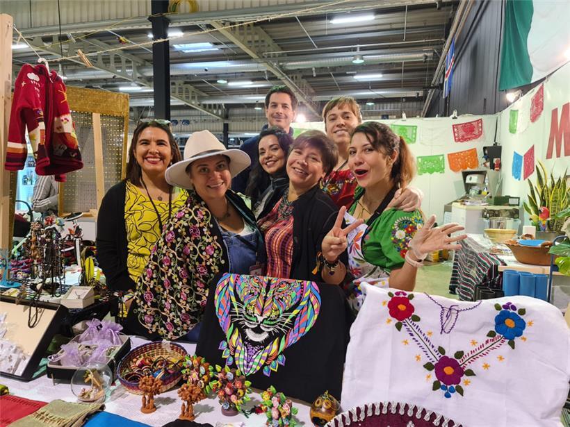 Freude bei den Menschen, die ihre Heimat beim „Bazar international“ Ende November repräsentieren konnten. Israel war in diesem Jahr nicht dabei.
