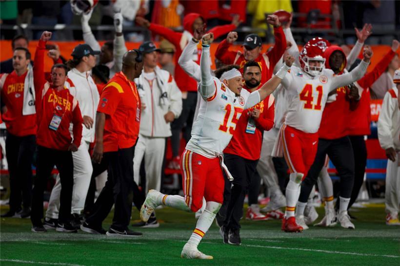 Freude pur bei Patrick Mahomes

