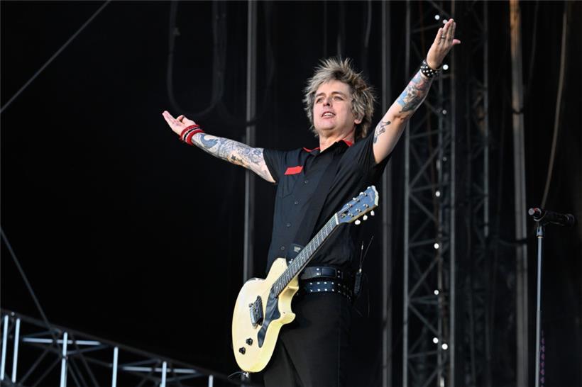 Frontmann Billie Joe Armstrong heizte dem Publikum ein
