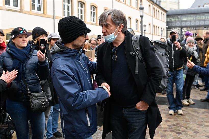 Für Antivaxxer und Gegner der Covid-Politik der Regierung ist Ochs eine Identifi...