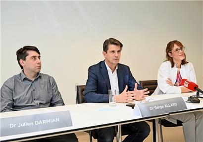 Für Dr. Julien Darmian, Dr. Serge Allard und Dr. Isabel De La Fuente ist die Lage ernst
