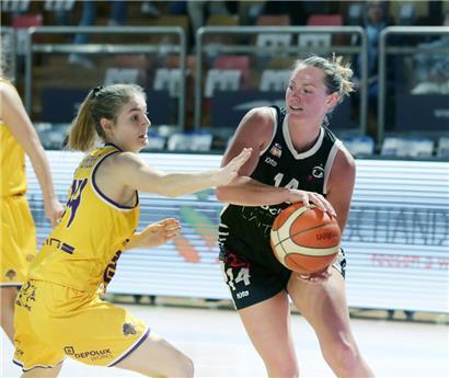 Für Laina Snyder war das Halbfinale gegen ihren ehemaligen Klub Steinsel etwas ganz Besonderes
