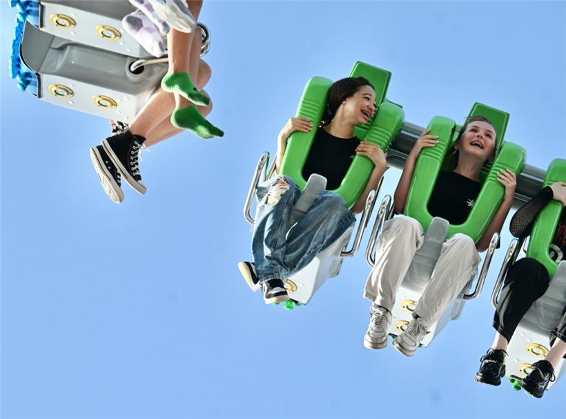 Für Mutige geht es auf der „Fouer“ hoch hinaus