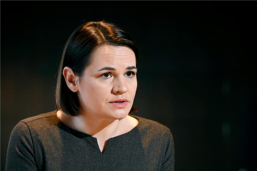 Für Svetlana Tichanowskaja besteht Politik in Belarus aus „Gewalt und Repression“

