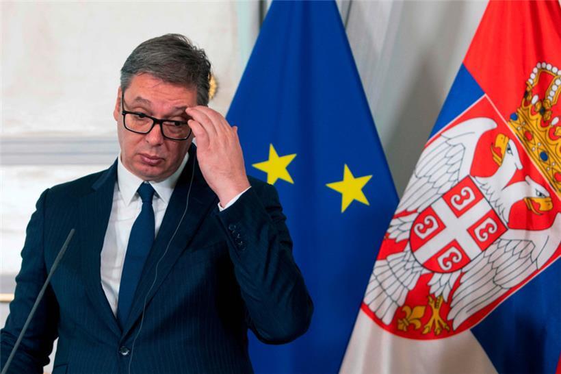 Für den serbischen Präsidenten Aleksandar Vucic läuft es gerade nicht so gut
