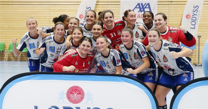 Für die Düdelingerinnen ist der Supercup der dritte Titel innerhalb der letzten vier Monate
