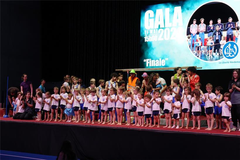 Für viele der jungen Turner war es der erste große Auftritt
