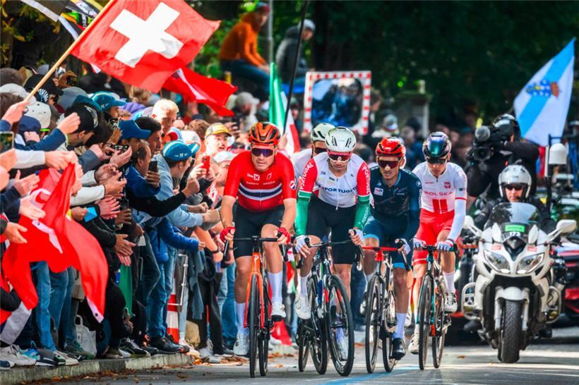 Gänsehaut-Atmosphäre: Luc Wirtgen in der Ausreißergruppe
