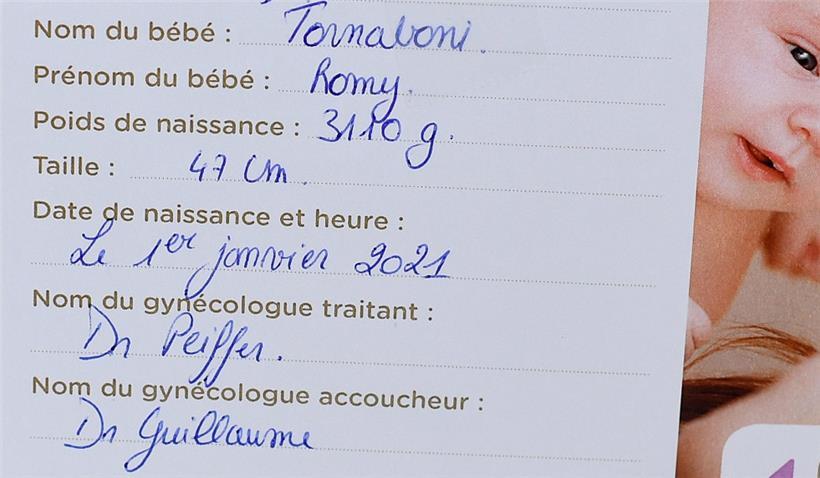 Ganz offiziell: Romy ist Luxemburgs erstes Baby des Jahres 2021