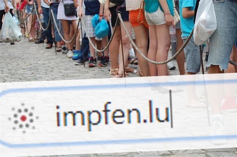 Ganz schön was los: Wer es zunächst nicht auf das Formular für eine Impf-Bewerbung geschafft hat, hat jetzt ziemlich viele Leute vor sich.
