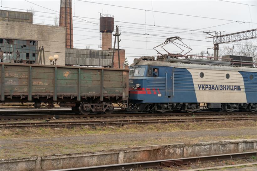 Gare de Rozdilna, Oblast d’Odessa. Mai 2017.