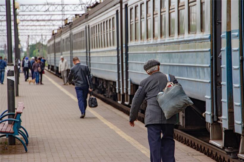 Gare de Rozdilna, Oblast d’Odessa, mai 2017