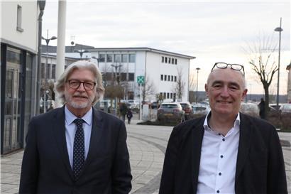 Gaston Greiveldinger (l.) übergab den Stab an Nico Pundel
