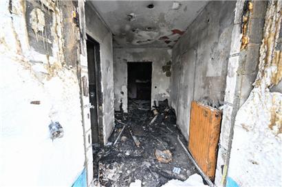 Gegen 2.40 Uhr kam es zu einem erneuten Feuer im selben Haus
