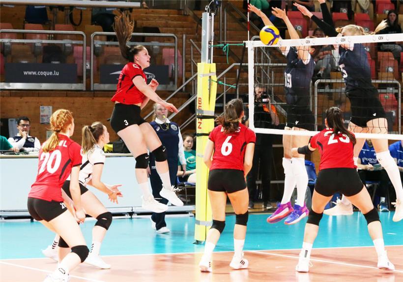 Gegen Estland hatten die Luxemburgerinnen keine Chance 
